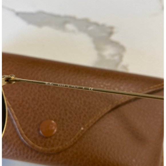 Ray-Ban Blue Green Aviator Sunglasses - Picture 9 of 9